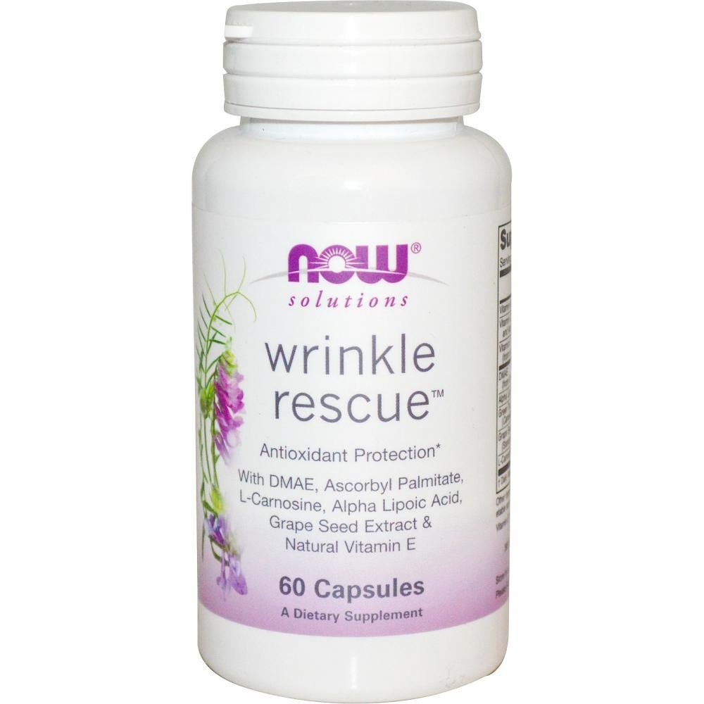 

Now Foods Wrinkle Rescue Caps 60 Vcaps Комплекс від зморшок