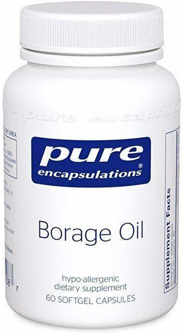 Акція на Pure Encapsulations Borage Oil 60 caps Масло Огуречника від Stylus