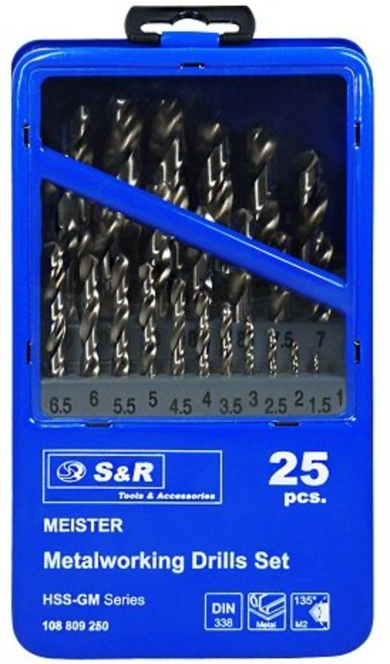 

Набор сверл S&R 108809250