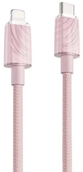 Акція на Proove Cable USB-C to Lightning Spectral 27W 1m Pink (CCSP27002115) від Stylus