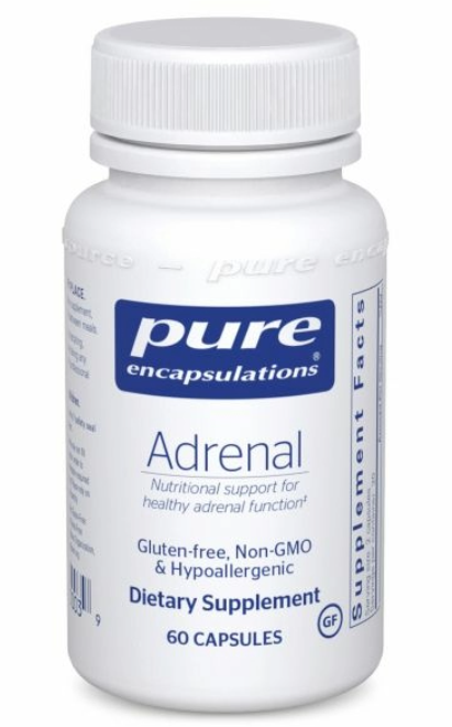 

Pure Encapsulations Adrenal Вітаміни для надниркових залоз 60 капсул