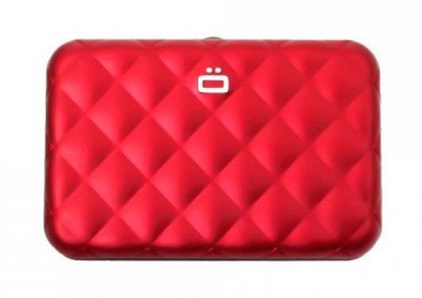 

Кардхолдер Ogon Designs Quilted Button на 10 карт червоний (QB_Red)