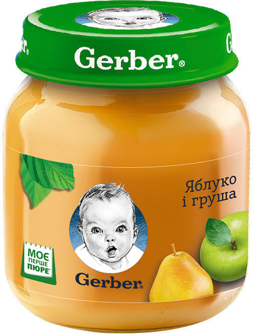 

Пюре Gerber яблоко и груша 130 г (1227251)