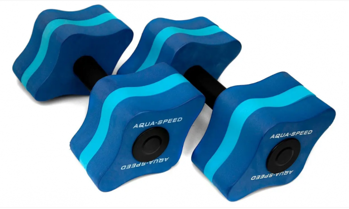 Акція на Aqua Speed ​​AQUAFITNESS Dumbells 5647 синий Уни 11x15x8см (167) від Stylus