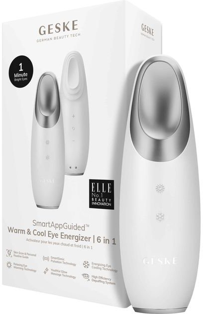 Акція на Энерджайзер для глаз Geske Warm & Cool Eye Energizer 6 в 1 White (GK000003WH01) від Stylus