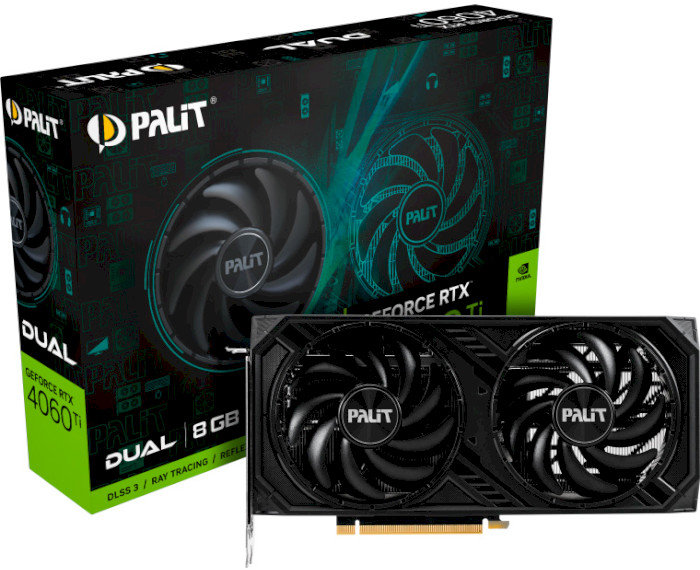 Акція на Palit GeForce Rtx 4060 Ti Dual 8GB (NE6406T019P1-1060D) від Stylus