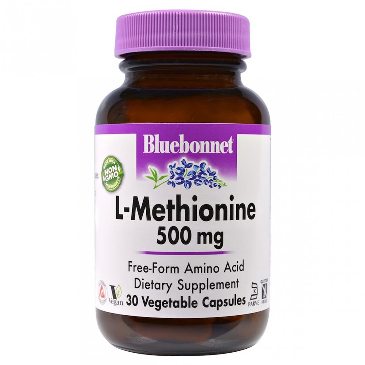 

Bluebonnet Nutrition L-Methionine 500 mg 30 caps L-Метіонін