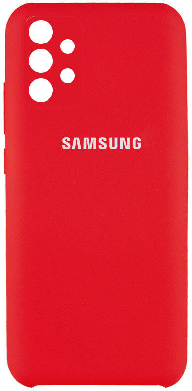 

Mobile Case Silicone Cover Shield Camera Red for Samsung A725 Galaxy A72