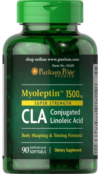 Puritan's Pride MyoLeptin Cla 1500 mg Конъюгированная линолевая кислота 90 гелевых капсул від Stylus на платформі USKIDKA Акція на Puritan's Pride MyoLeptin Cla 1500 mg Конъюгированная линолевая кислота 90 гелевых капсул від Stylus