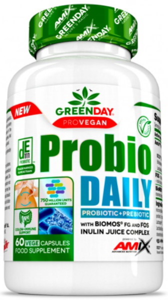 Акція на Amix GreenDay ProVegan Probio Daily Пробиотик 60 веган капсул від Stylus