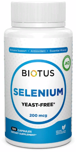 

Biotus Selenium 200 mcg Селен без дрожжей 100 капсул