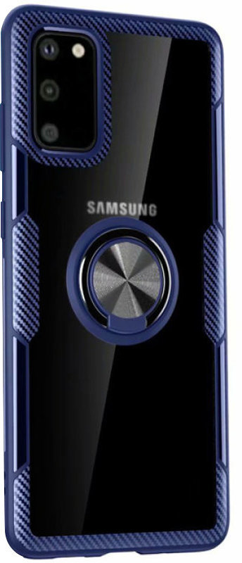 

Tpu Case Tpu Pc Deen CrystalRing Clear/Blue for Samsung G985 Galaxy S20+