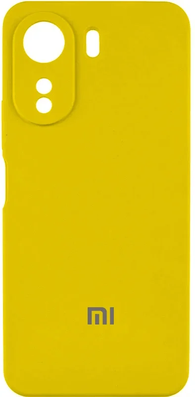 

Lakshmi Premium Silicone Case з Logo Full Camera Yellow for Xiaomi Redmi 13C / Poco C65