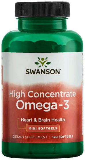 

Swanson High Concentrate Omega-3, 120 Softgels (SWA-17095)