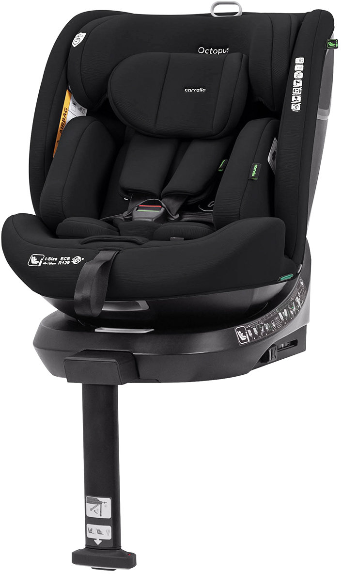 Акція на Автокресло Carrello Octopus CRL-16002 Midnight Black i-Size 40-150 см Isofix с поворотом від Stylus