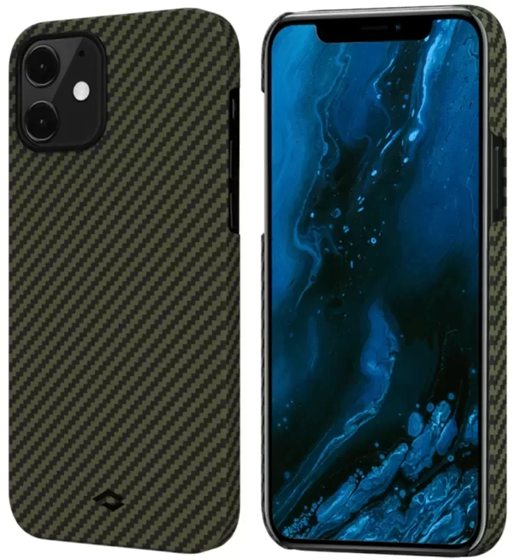 

Pitaka MagEZ Case Twill Black/Yellow (KI1205M) for iPhone 12