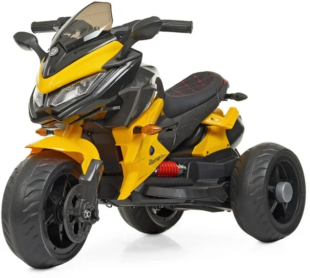 Акція на Детский электромотоцикл 3 колесный Bambi Racer желтый (M 4274EL-6) від Stylus