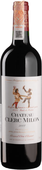 

Вино Chateau Clerc Milon 2008 красное сухое 0.75 л (BWQ6859)