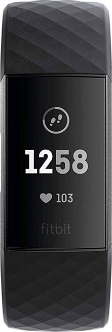 

Fitbit Charge 3 Activity Tracker + Heart Rate Graphite / Black (FB409GMBK)