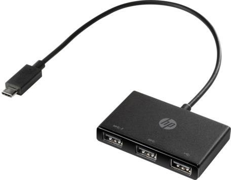 

Hp Adapter USB-C to 3xUSB 2.0 Black (Z6A00AA)