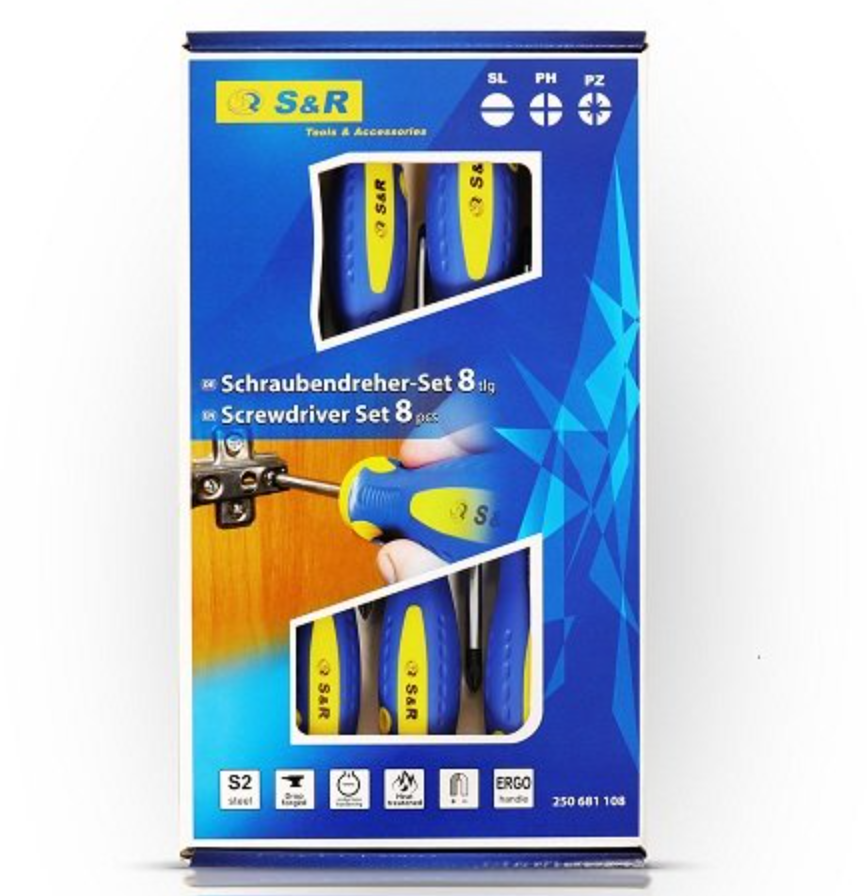 

Набор отверток S&R 250681108