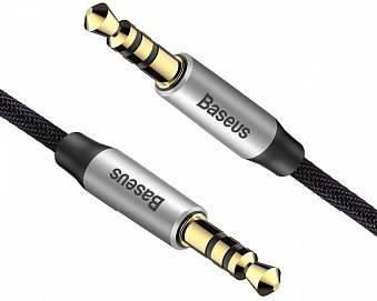 

Baseus Audio Cable Aux 3.5mm Jack M30 Yiven 1m Silver/Black (CAM30-B92)