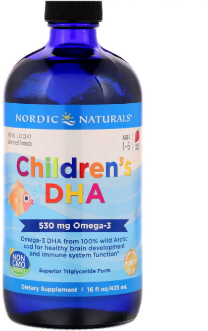 Акція на Nordic Naturals, Children's DHA, Strawberry, 16 fl oz (473 ml) (NOR-02724) від Stylus