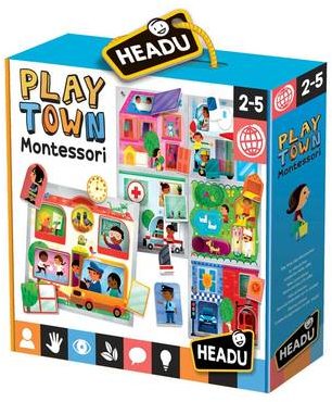 

Игра развивающая Headu Монтессори Мой город и его жители (MU23615)