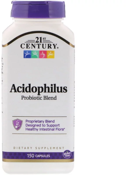 

21st Century Acidophilus Probiotic Blend 150 Caps (CEN-22928)