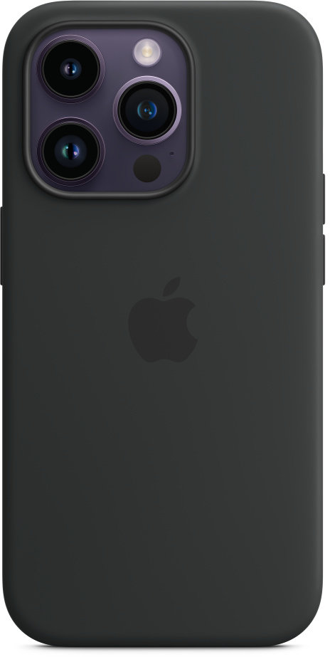 

Apple for iPhone 14 Pro Silicone Case with MagSafe Midnight (MPTE3)