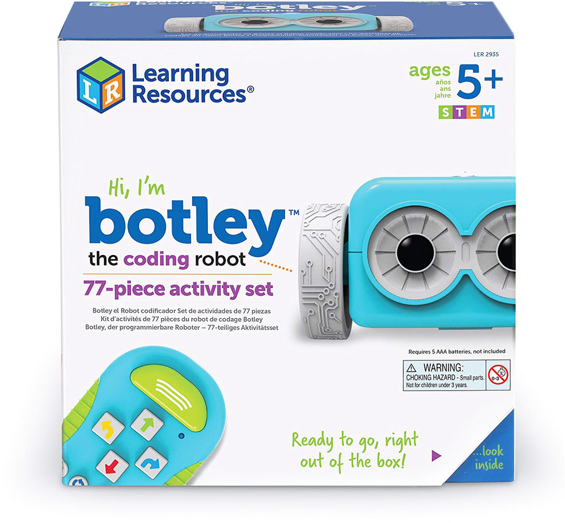 Акція на Игровой STEM-набор Learning Resources – РОБОТ Botley (программируемая игрушка-робот, пульт, аксесс.) (LER2935) від Stylus