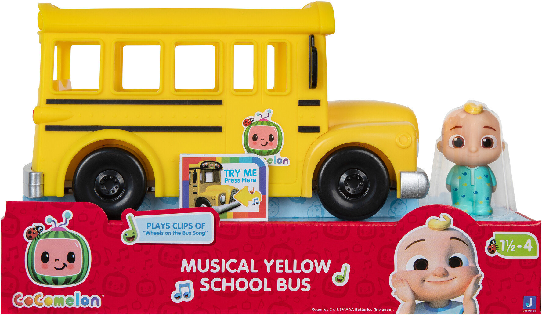 Акція на Школьный Автобус со звуком CoComelon Feature Vehicle (CMW0015) від Stylus