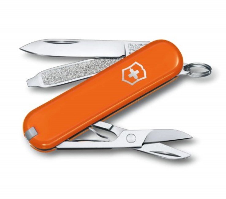 Акція на Victorinox Classic Sd Colors Mango Tango 58мм/7функций/оранжевый (0.6223.83G) від Stylus