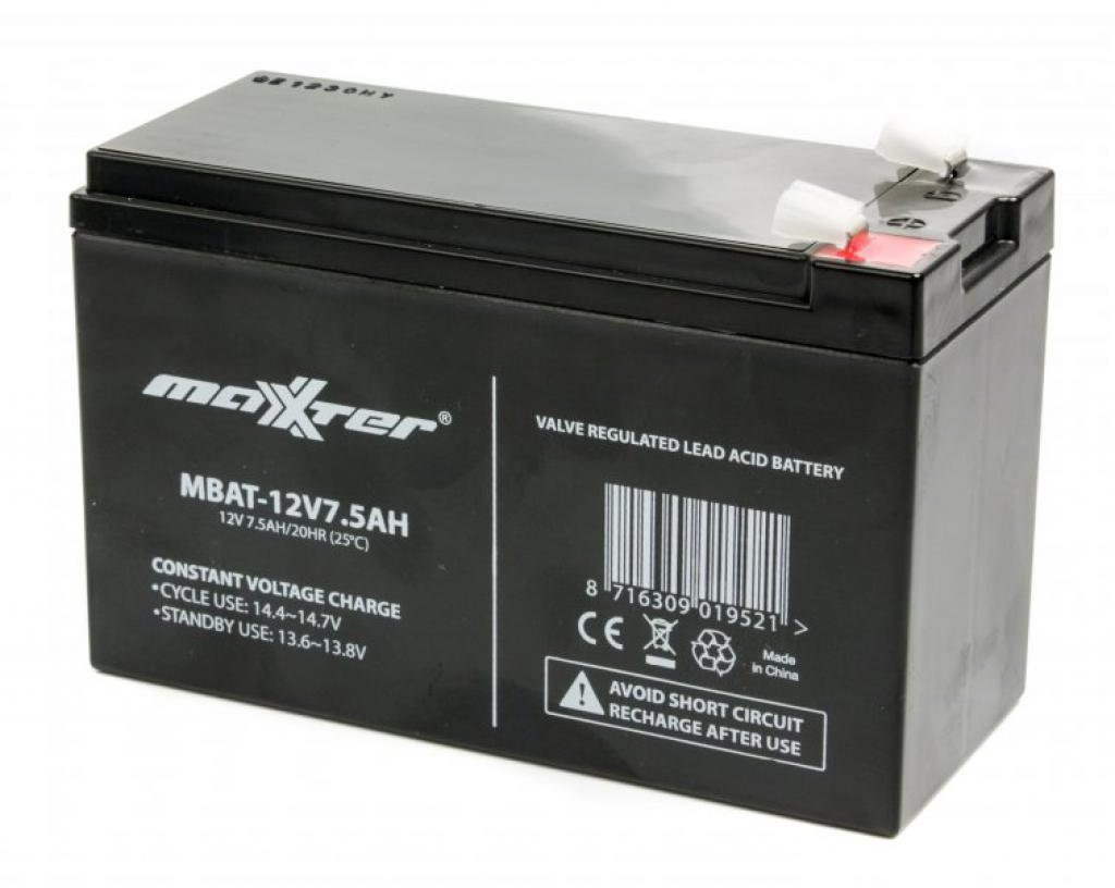 

Maxxter 12V 7.5AH (MBAT-12V7.5AH)