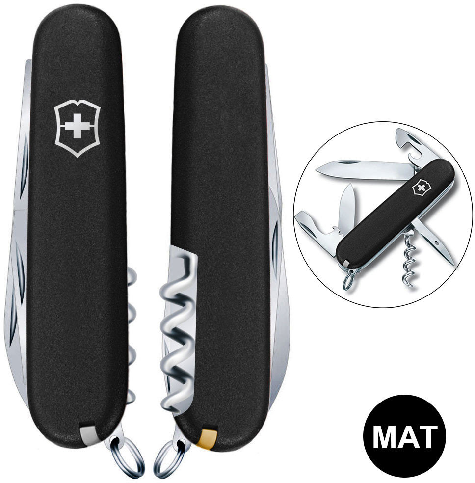 Акція на Victorinox Spartan Mat черный матовый лак (Vx13603.3_M0007p) від Stylus