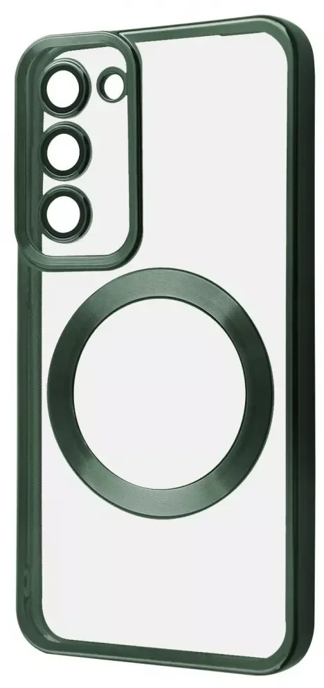 

Wave Metal Color Case with Magnetic Ring Dark Green для Samsung S911 Galaxy S23