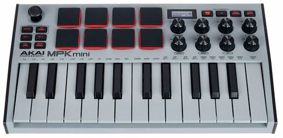 

Midi клавіатура Akai Mpk Mini MK3 Grey