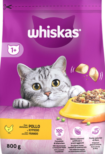 Акція на Сухой корм Whiskas с курицей 800 г (5998749144367) від Stylus