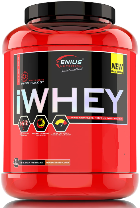 Акція на Genius Nutrition iWhey 2000 g / 61 servings / Cookies & Cream від Stylus