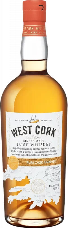 Акція на Виски West Cork Small Batch Rum Cask 0.7 л (BWW5928) від Stylus