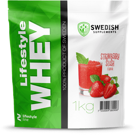 

Swedish Supplements Lifestyle Whey 1000 g /30 servings/ Strawberry Slush