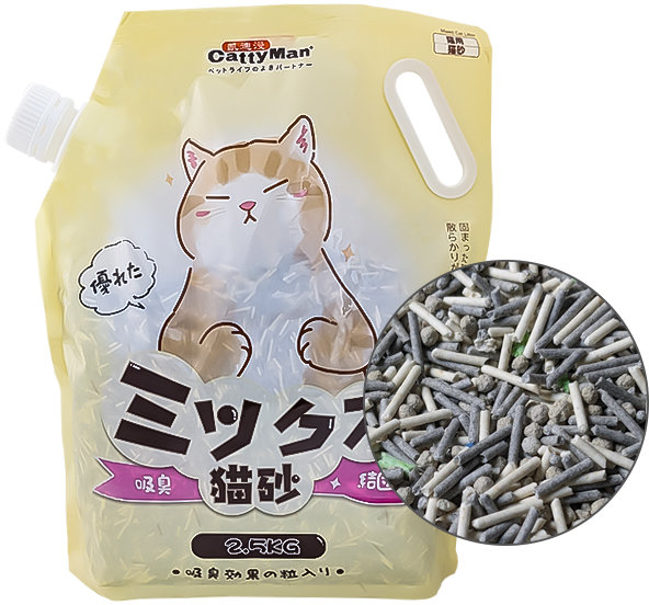 Акція на Наповнювач CattyMan Mixed Cat Litter для котячого туалету 2.5 кг (58488) від Y.UA