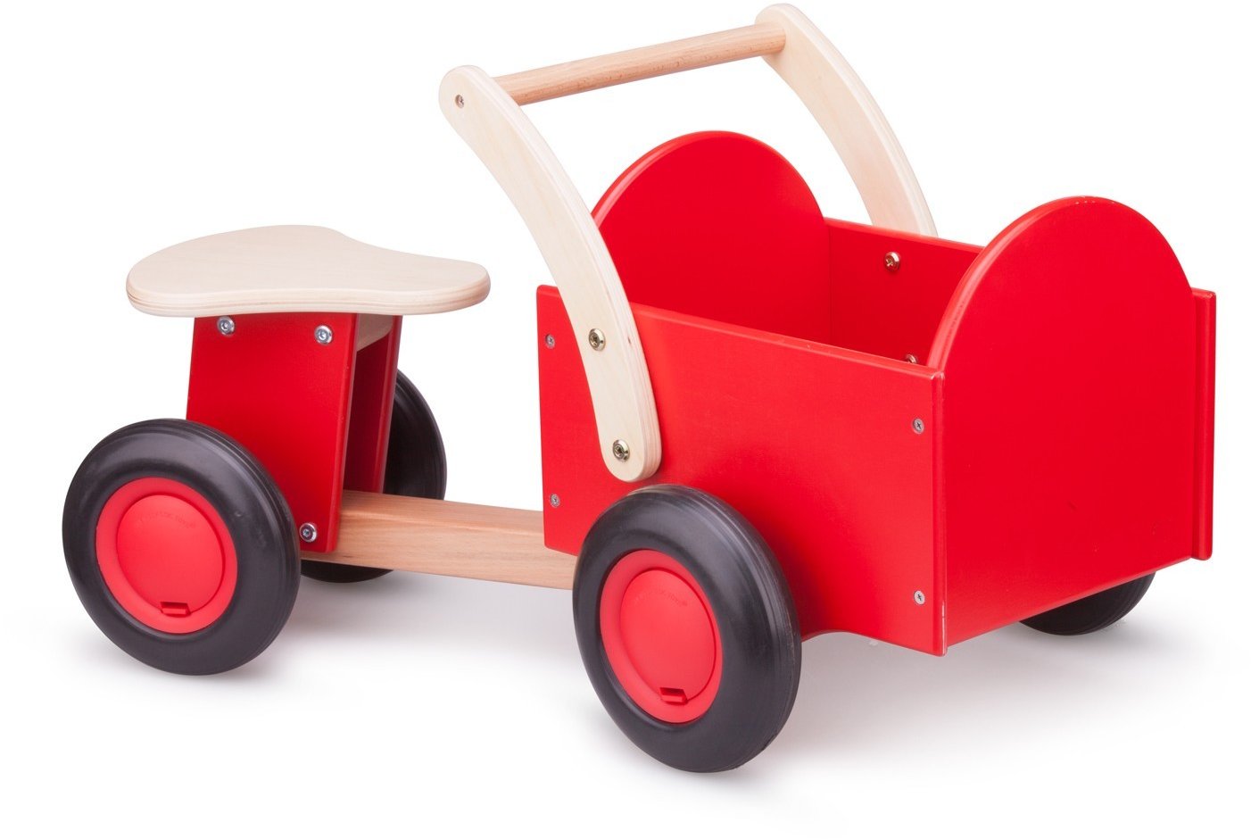 Акція на Велосипед-перевозчик New Classic Toys деревянный красный 11400 від Stylus