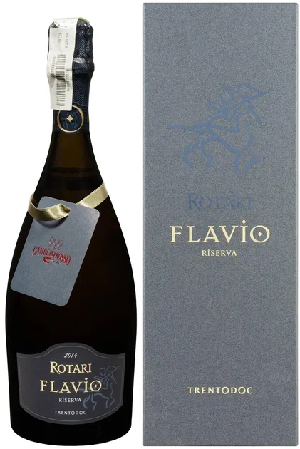 Акція на Вино игристое Rotari Flavio Riserva 2014 белое сухое 0.75 л в сувенирной коробке (FSH_8004305011404) від Stylus