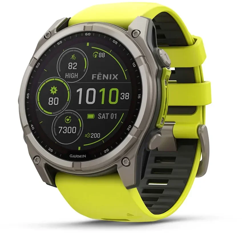 Акція на Garmin Fenix 8 Solar 51mm Sapphire Titanium with Amp Yellow/Graphite Silicone Band (010-02907-21) від Stylus