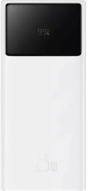 Акція на Baseus Power Bank 20000mAh Star-Lord Digital Display Fast Charging 65W White (P10022906213-00) від Stylus