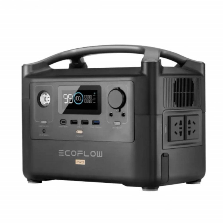 

Зарядна станція EcoFlow River Pro 720Wh 200000mAh 600W Black (EFRIVER600PRO) Міжнародна версія