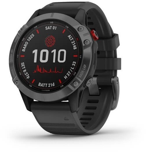 

Garmin Fenix 6 Pro Solar Edition Slate Gray With Black Band (010-02410-15)