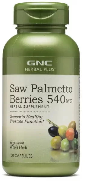 

Gnc Herbal Plus Saw Palmetto Berries Ягоды Со Пальметте 540 mg 100 капсул