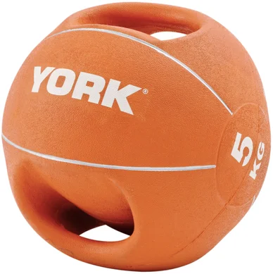 Акція на медбол York Fitness с двумя ручками 5 кг оранжевый (20014961807312) від Stylus